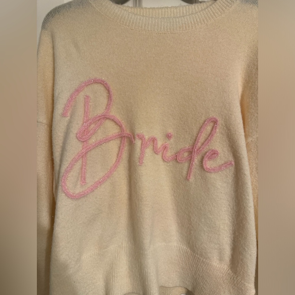 Bride Long Sleeve Sweater Shirt